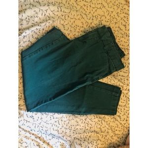 Gap Slim City Teal Pants Size 8R
